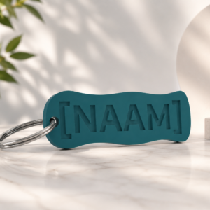 Sleutelhanger met naam naar keuze